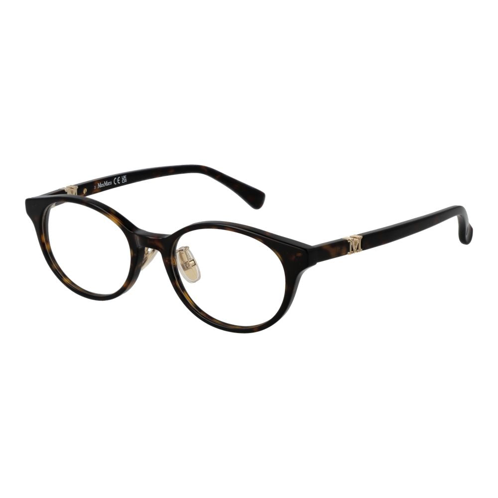 Max Mara Brown Acetate Glasses Women's (Frames)