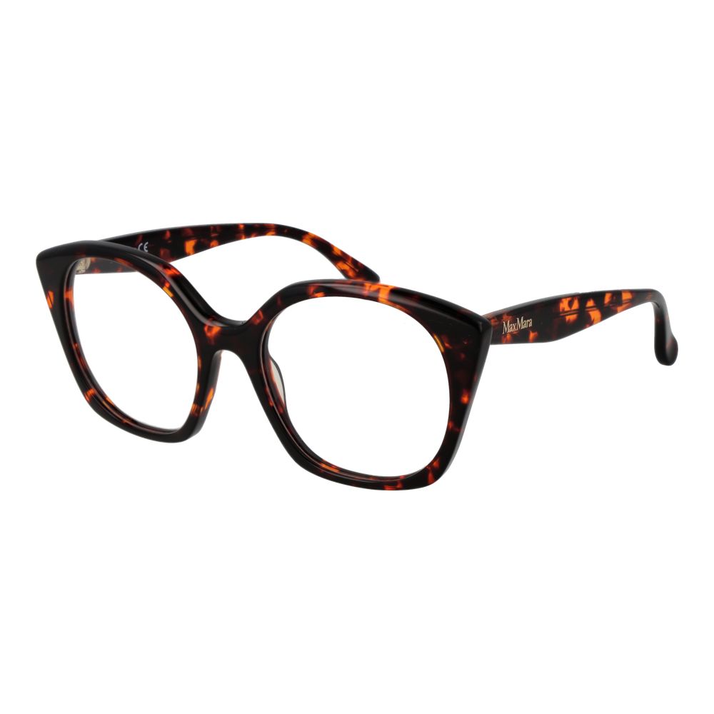 Max Mara Brown Plastic Glasses Women's (Frames)