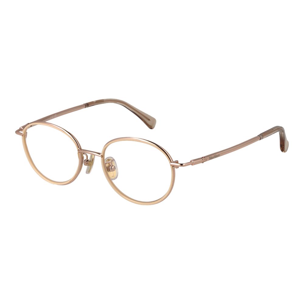 Max Mara Rose Gold Metal Glasses Women's (Frames)