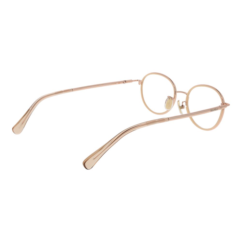 Max Mara Rose Gold Metal Glasses Women's (Frames)
