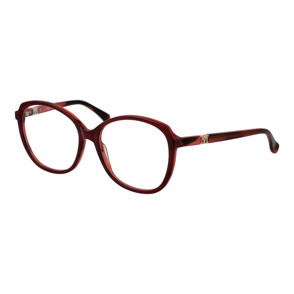 Max Mara Burgundy Plastic Glasses Women's (Frames)