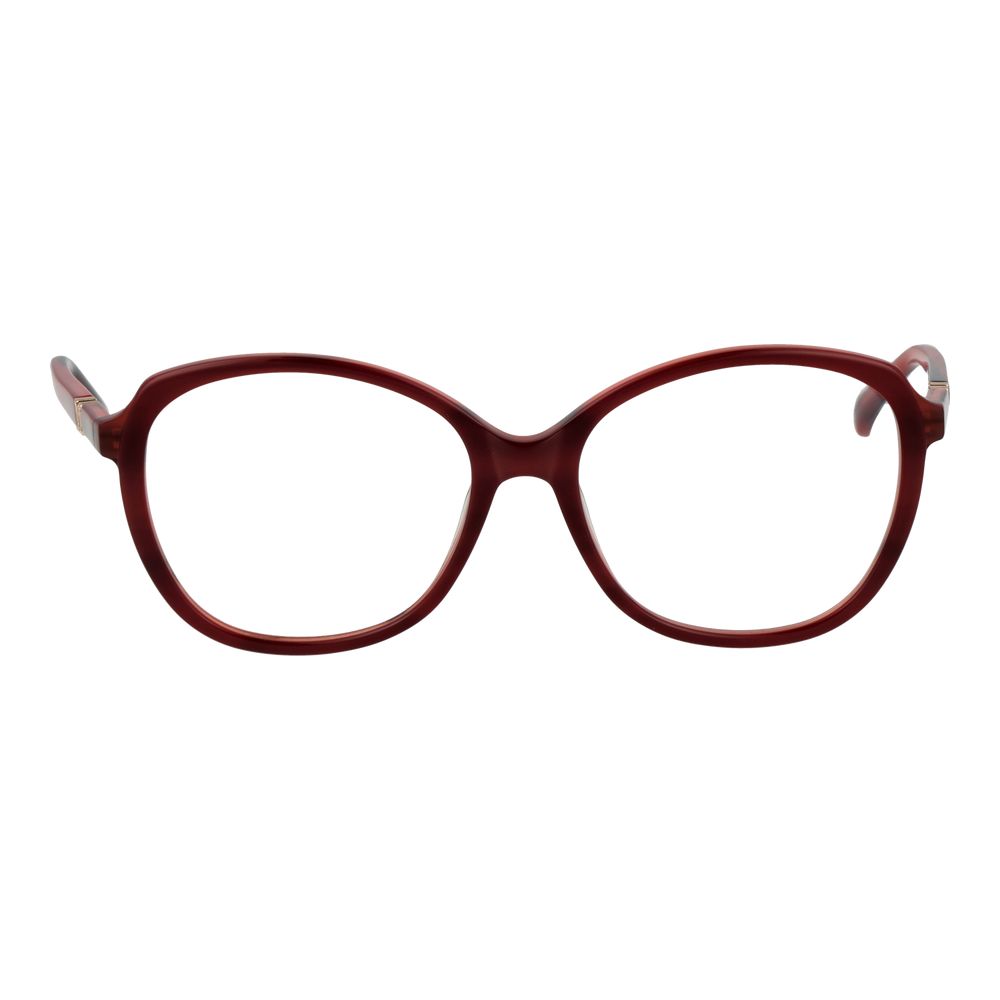 Max Mara Burgundy Plastic Glasses Women's (Frames)