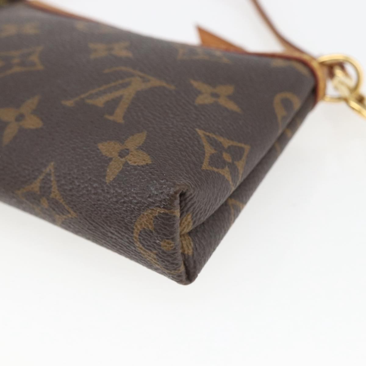 Louis Vuitton Delightful Pochette Monogram Canvas Brown Canvas Clutche & Pouche Bag (Pre-Owned)