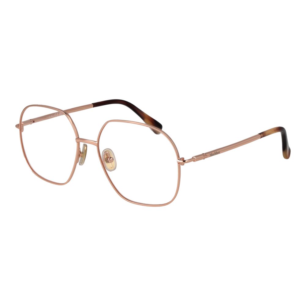 Max Mara Rose Gold Metal Glasses Women's (Frames)