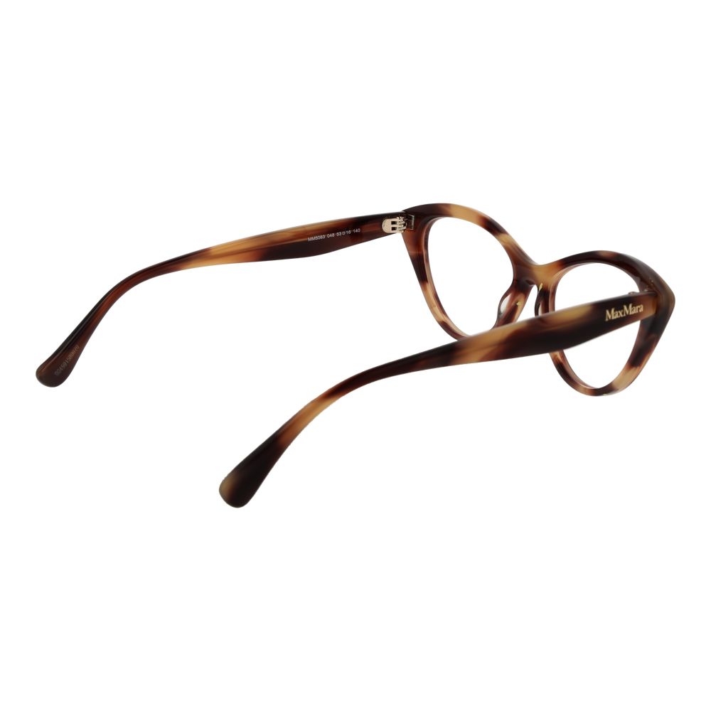 Max Mara Brown Acetate Glasses Women's (Frames)