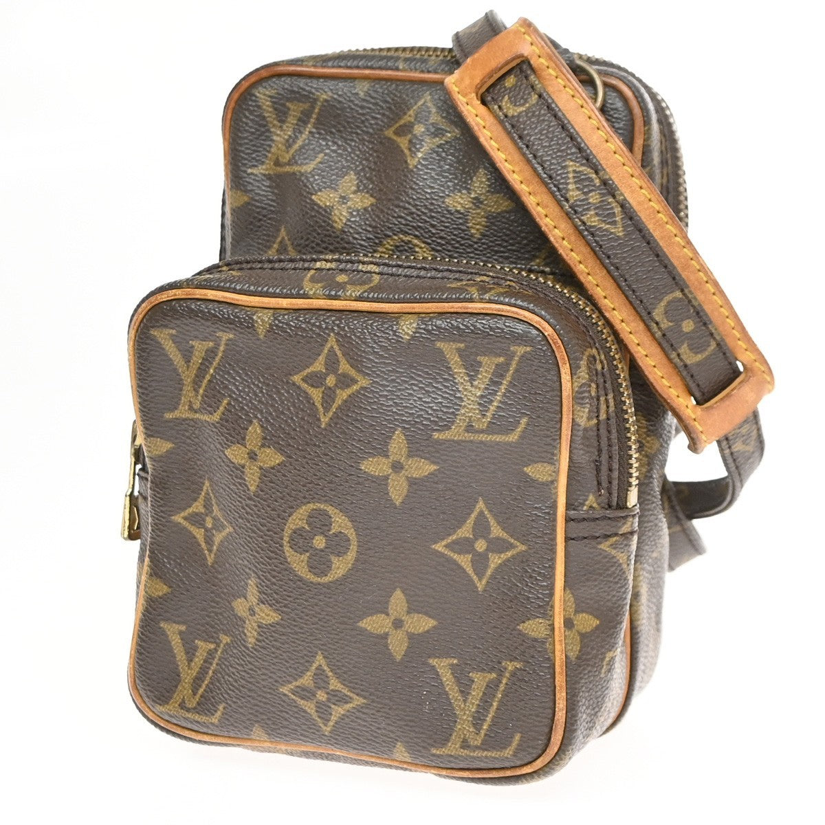 Louis Vuitton Amazone Monogram Canvas Brown Canvas Handbag (Pre-Owned)