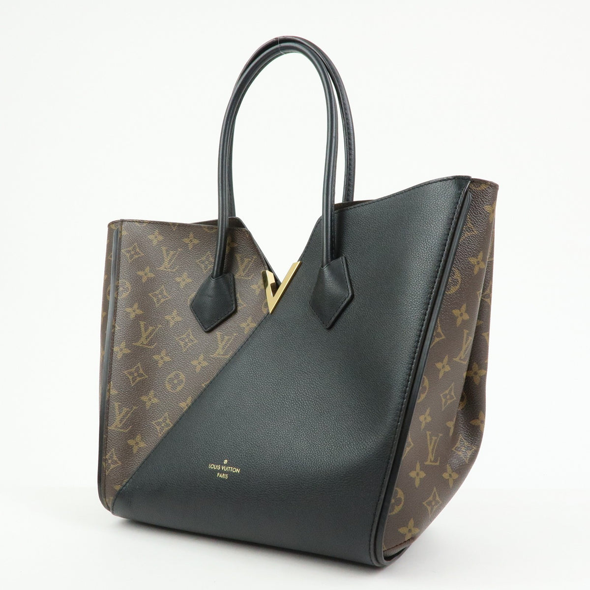 Louis Vuitton Kimono Monogram Canvas And Leather Black Canvas Handbag (Pre-Owned)