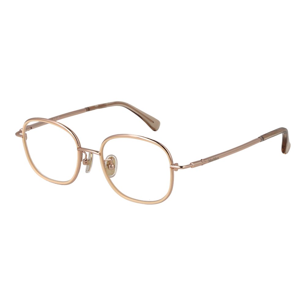 Max Mara Rose Gold Metal Glasses Women's (Frames)