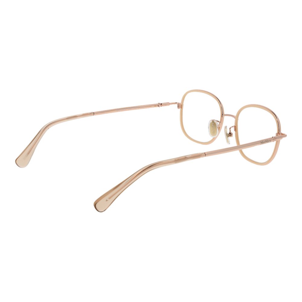 Max Mara Rose Gold Metal Glasses Women's (Frames)