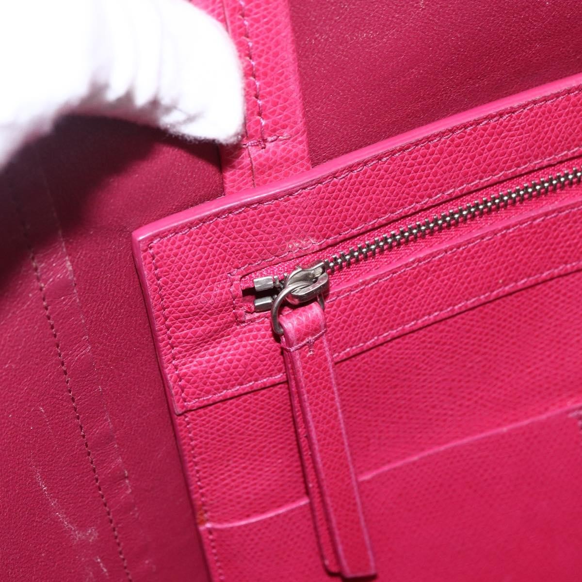 Celine Phantom Cabas Leather With Shearling Pink Leather Tote Bag Bag (Pre-Owned)