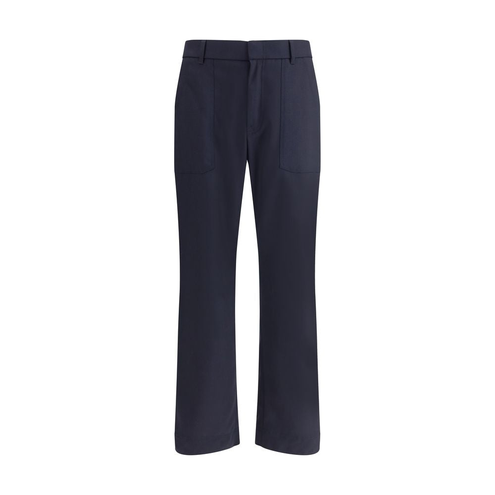 Brioni Blue Wool Casual Men's Pants