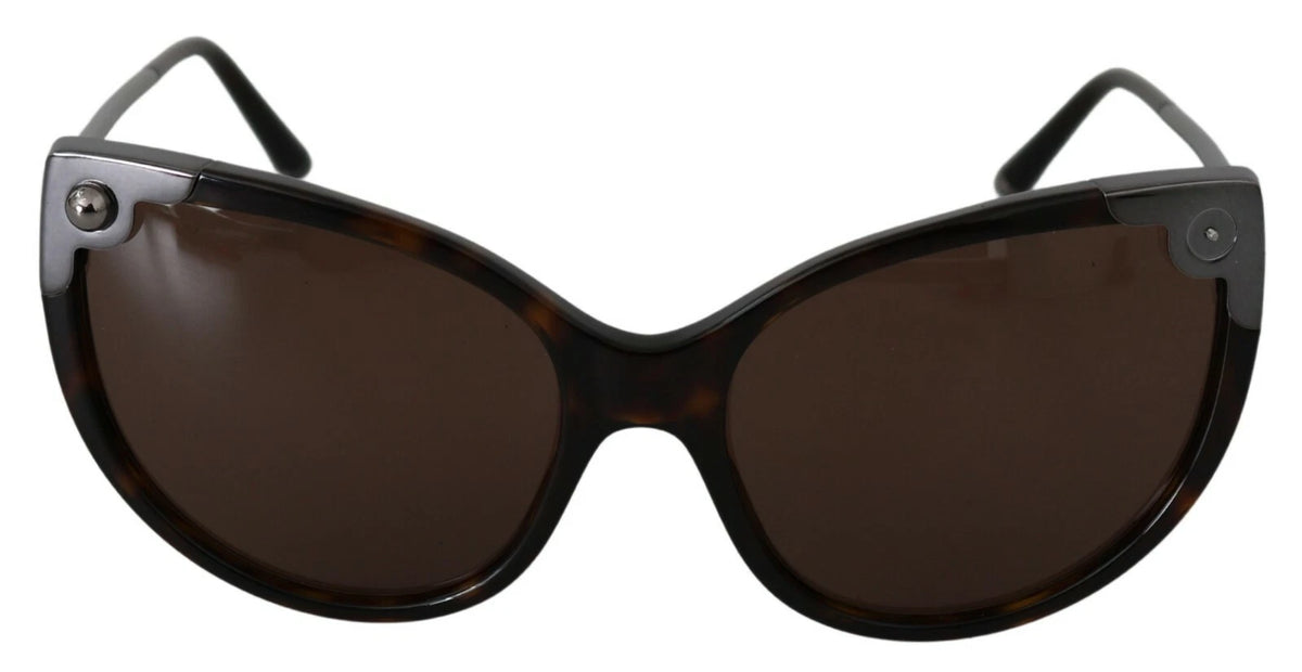 Dolce & Gabbana DG4337 Dark Havana Cat Eye Women Eyewear Women's Sunglasses (Pre-Owned)