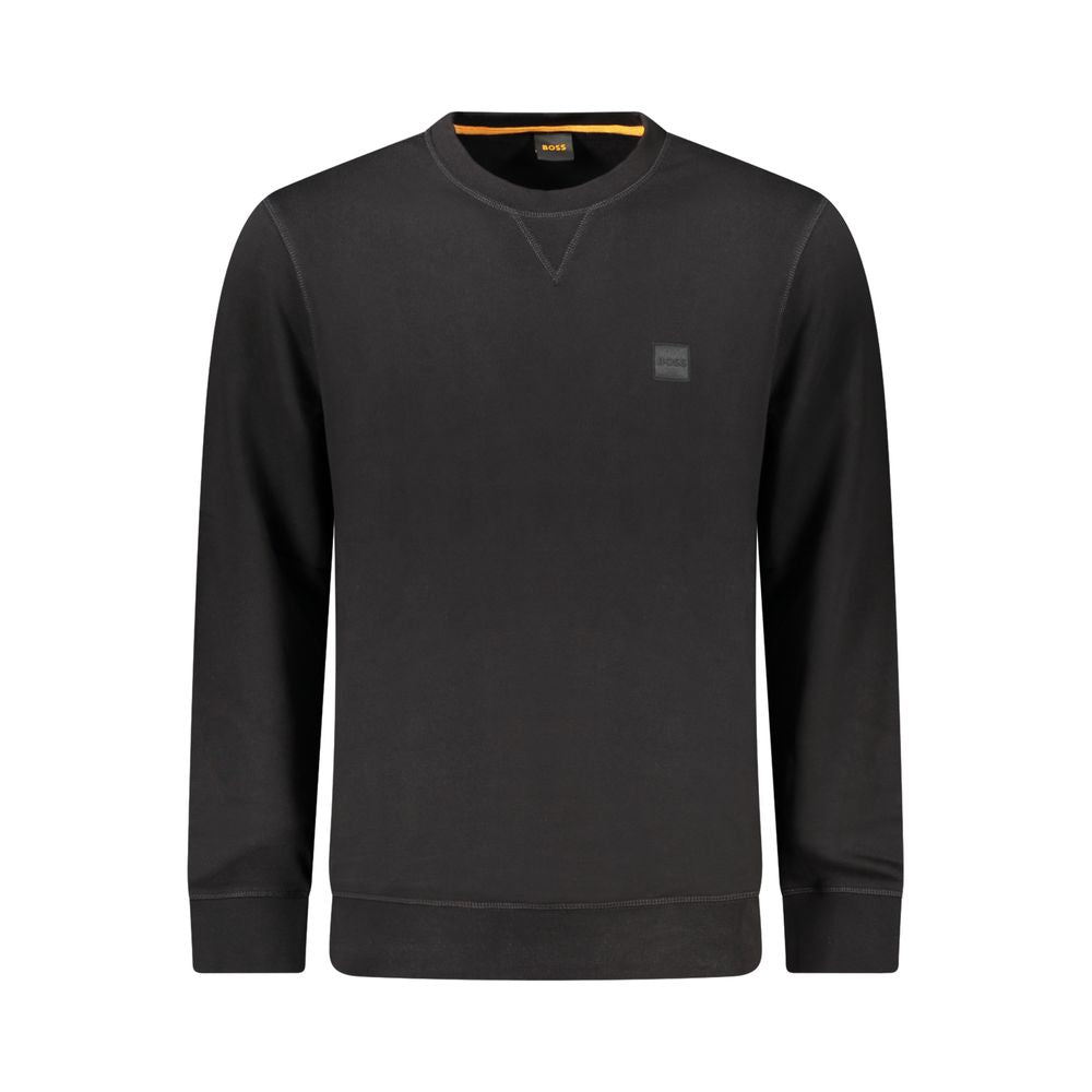 Hugo Boss Black Cotton Men Men's Sweater
