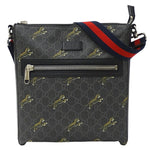 Gucci Gg Supreme Black Canvas Shopper Bag (Pre-Owned)