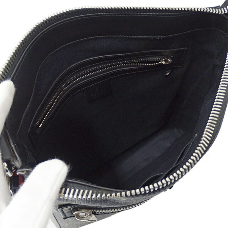 Gucci Gg Supreme Black Canvas Shopper Bag (Pre-Owned)
