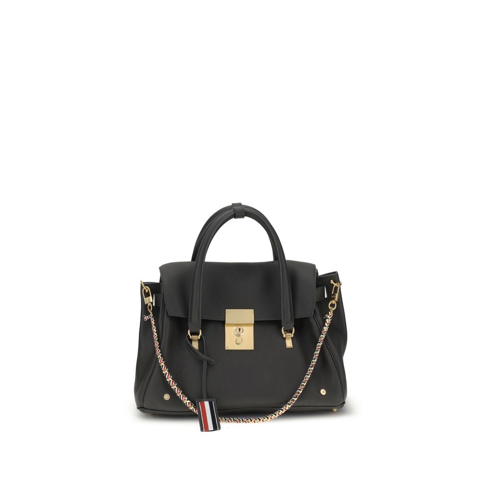 Thom Browne Gray Calf Leather Bos Taurus Women's Handbag