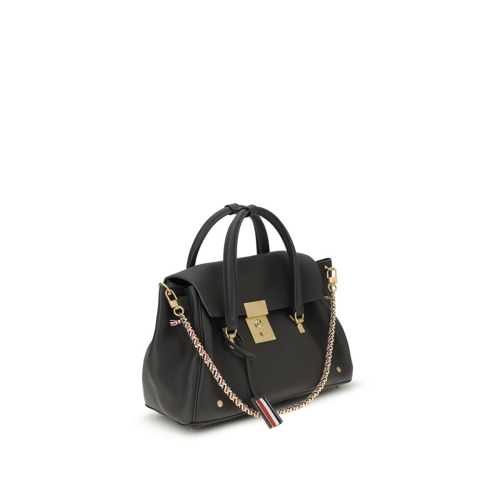 Thom Browne Gray Calf Leather Bos Taurus Women's Handbag