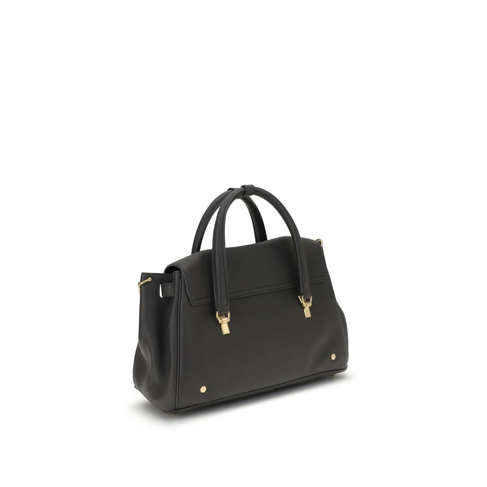 Thom Browne Gray Calf Leather Bos Taurus Women's Handbag