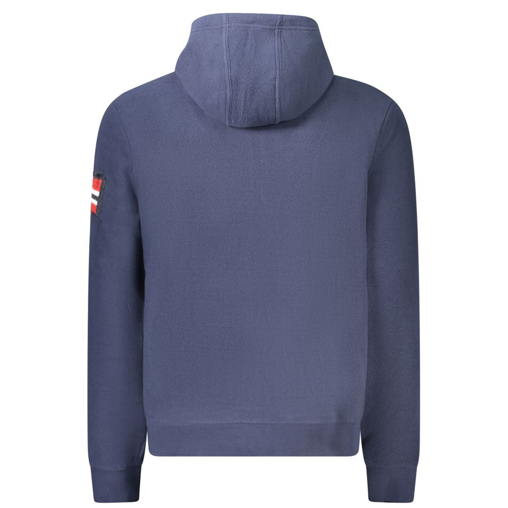 Norway 1963 Blue Polyester Men's Hooded Men's Sweatshirt