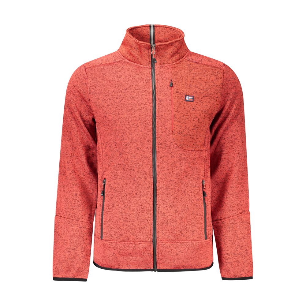 Norway 1963 Rosso Polyester Mens Men's Sweatshirt
