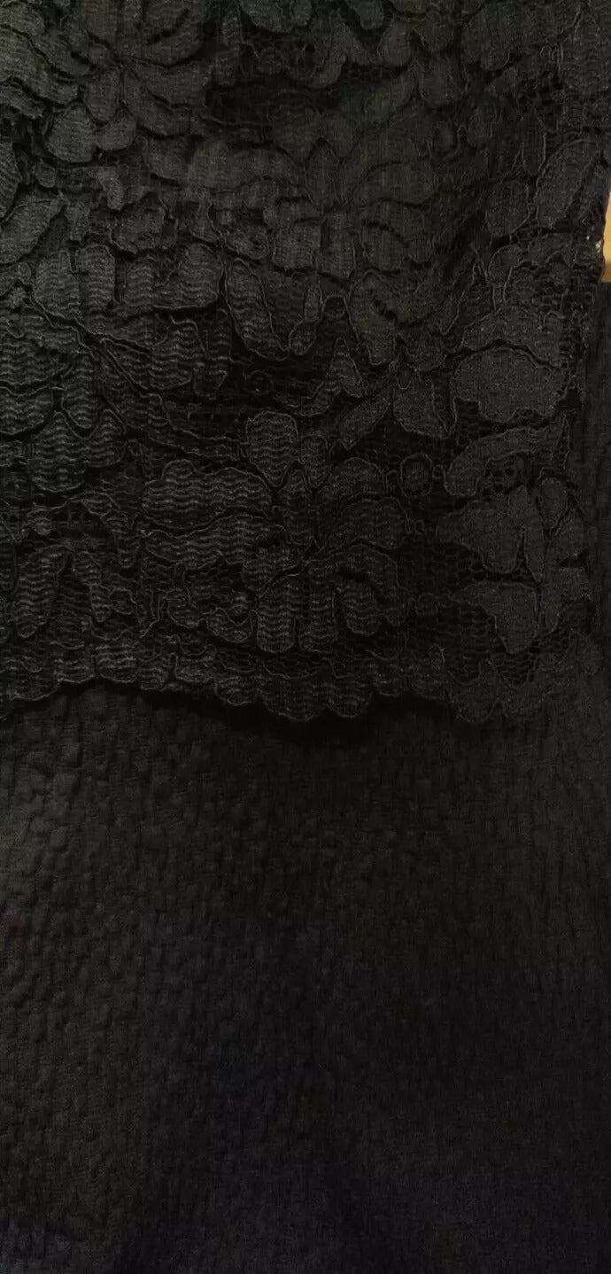 Dolce & Gabbana Black Lace Gown Bodycon Sheath STAFF Women's Dress (Pre-Owned)