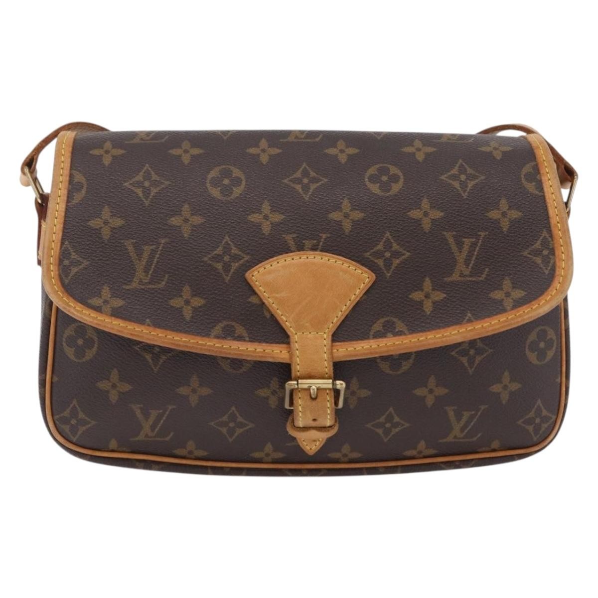 Louis Vuitton Sologne Monogram Canvas Brown Canvas Handbag (Pre-Owned)