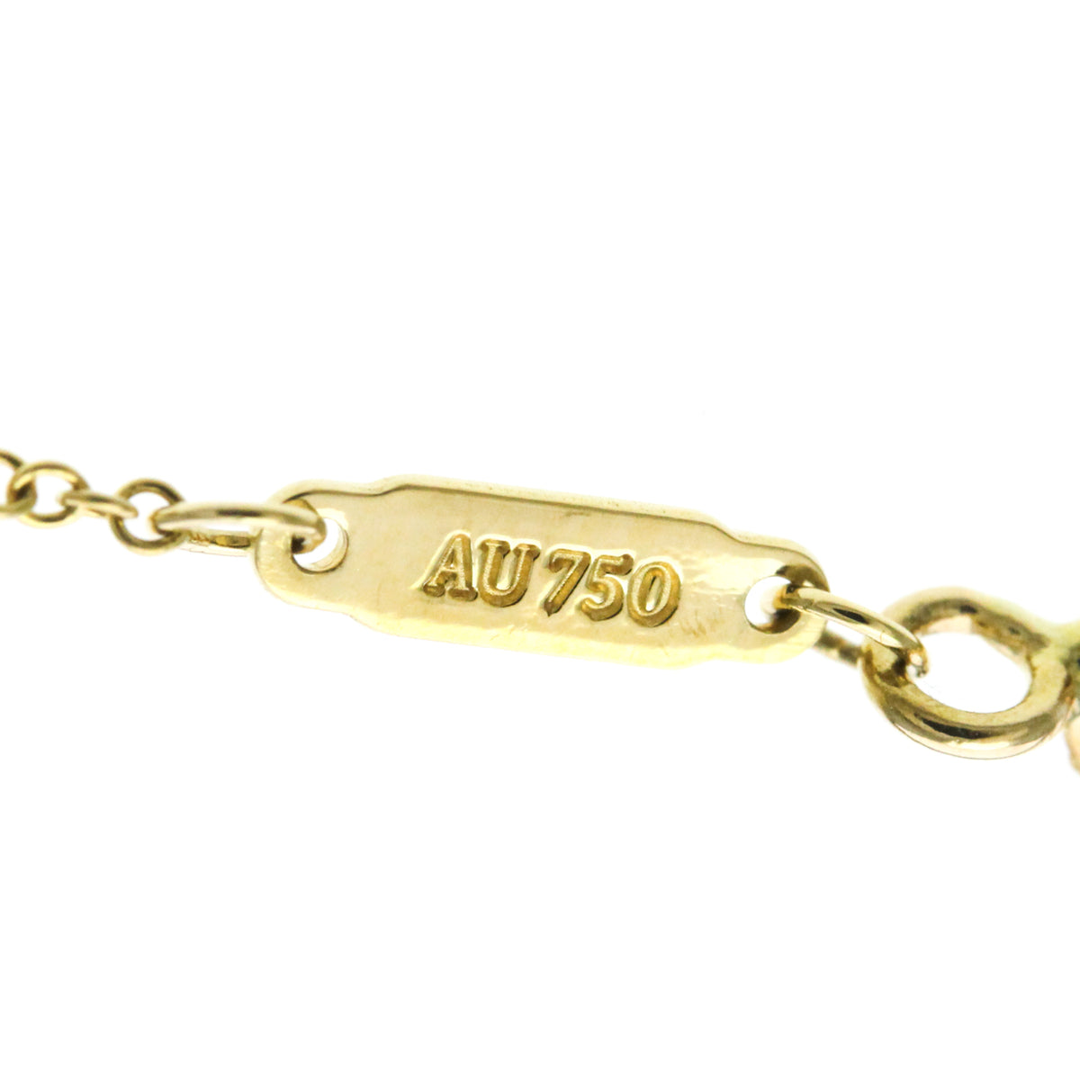 Tiffany & Co. T Smile Pendant 18K Yellow Gold Gold Yellow_Gold Necklace Jewelry (Pre-Owned)