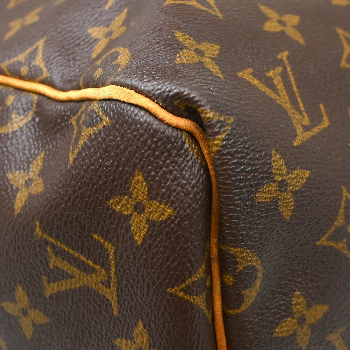 Louis Vuitton Keepall Monogram Canvas Brown Canvas Travel Bag Bag (Pre-Owned)
