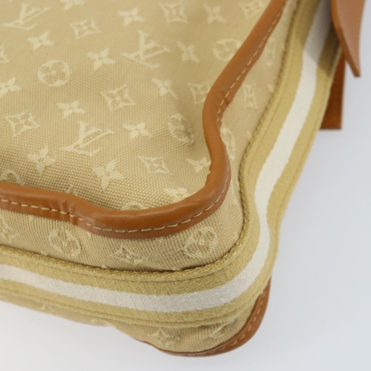 Louis Vuitton Mary Kate Messenger Mini Lin Beige Canvas Shoulder Bag Bag (Pre-Owned)