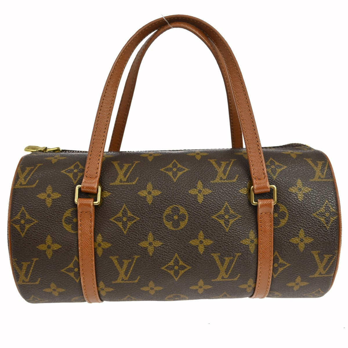 Louis Vuitton Papillon Monogram Canvas Brown Canvas Handbag (Pre-Owned)