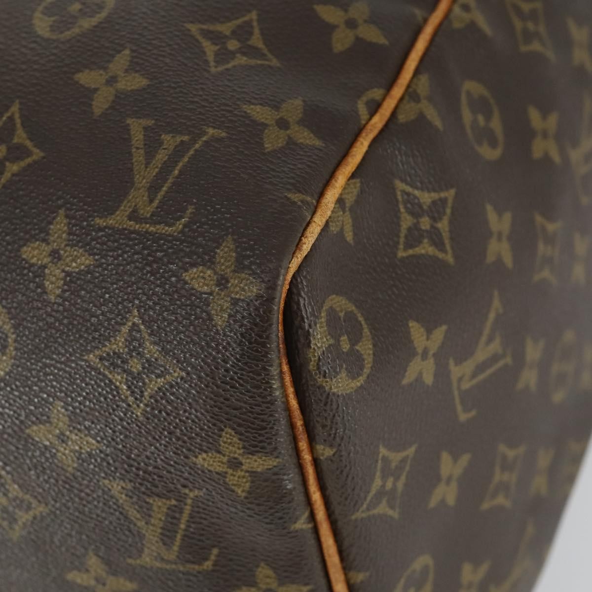 Louis Vuitton Keepall Monogram Canvas Brown Canvas Travel Bag Bag (Pre-Owned)