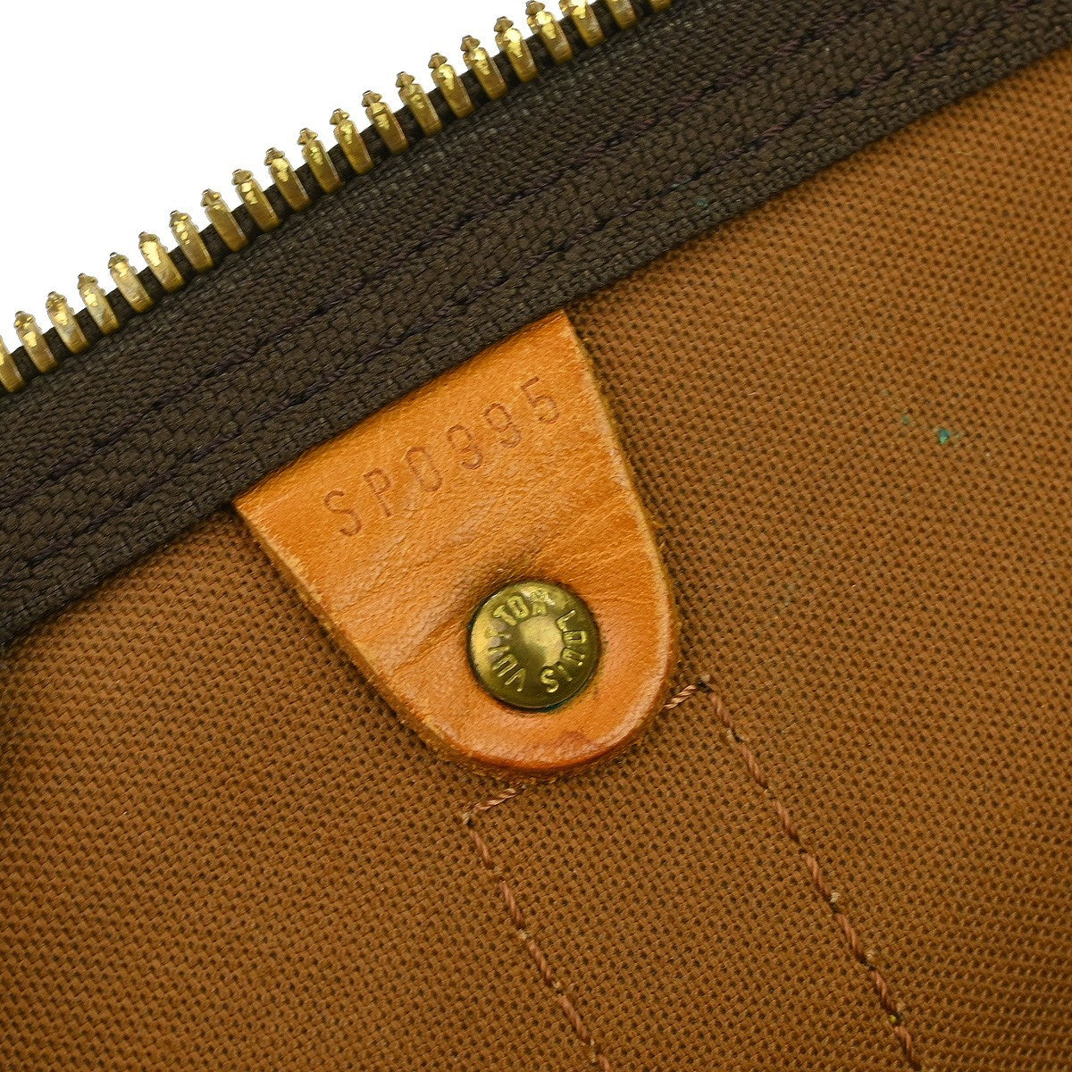 Louis Vuitton Keepall Monogram Brown Canvas Travel Bag Bag (Pre-Owned)