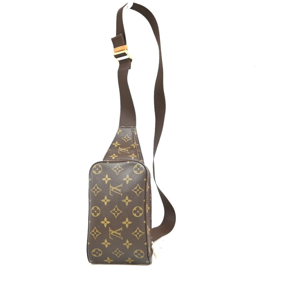 Louis Vuitton Geronimos Monogram Brown Canvas Clutche & Pouche Bag (Pre-Owned)