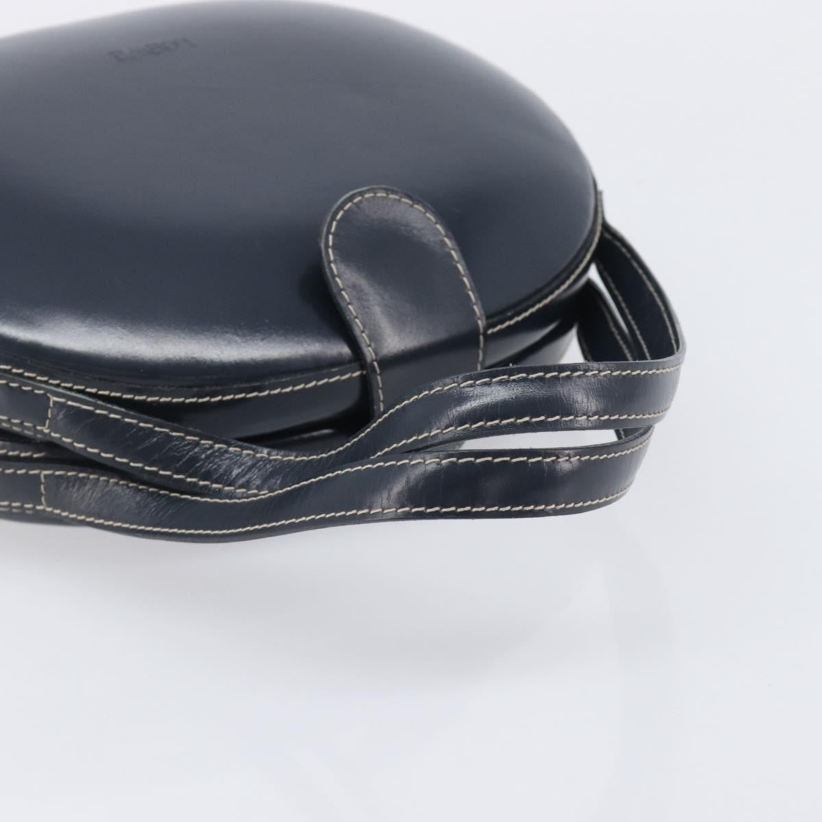 Loewe Vintage Leather Navy Leather Shoulder Bag Bag (Pre-Owned)