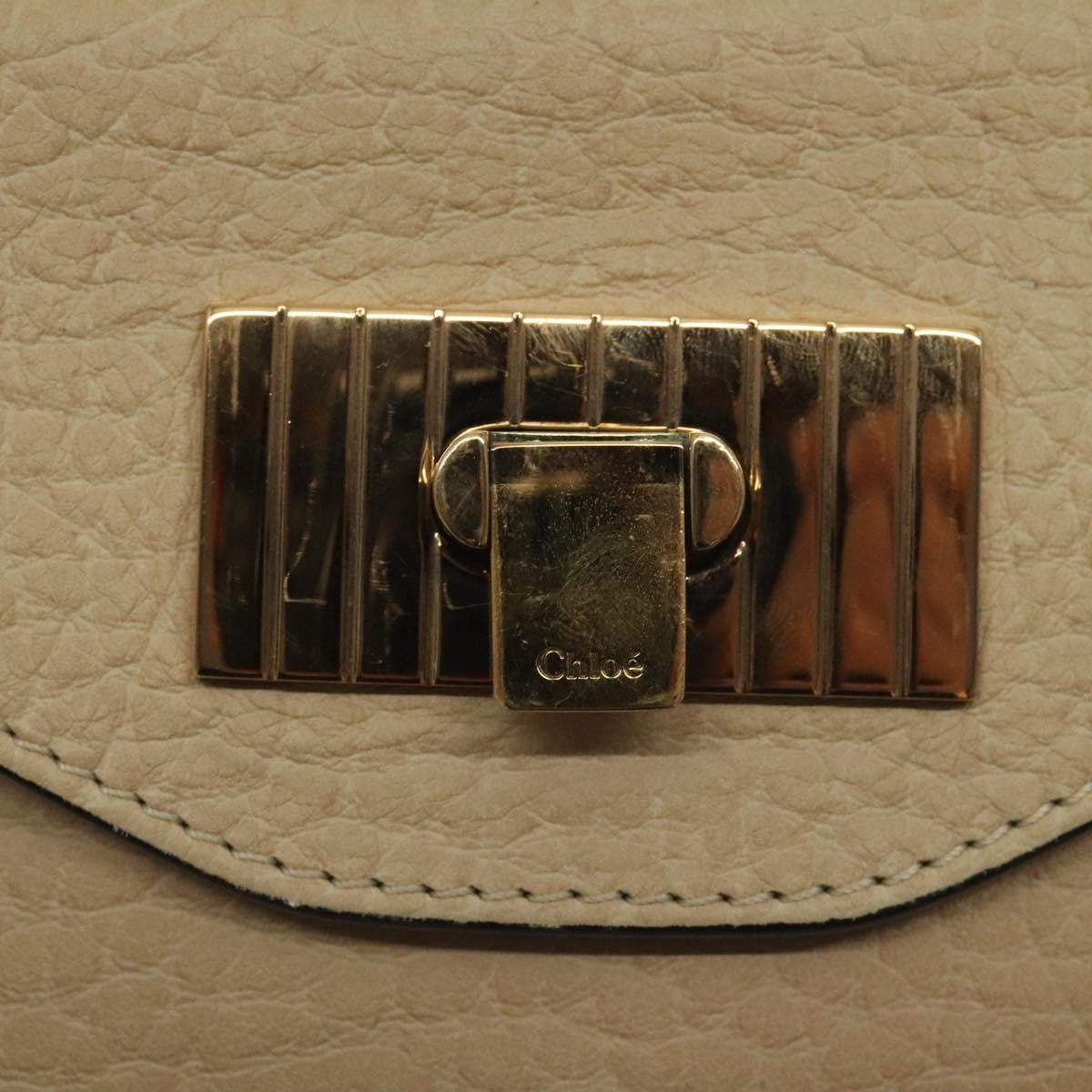 Chloe Sally Leather Beige Leather Bag (Pre-Owned)