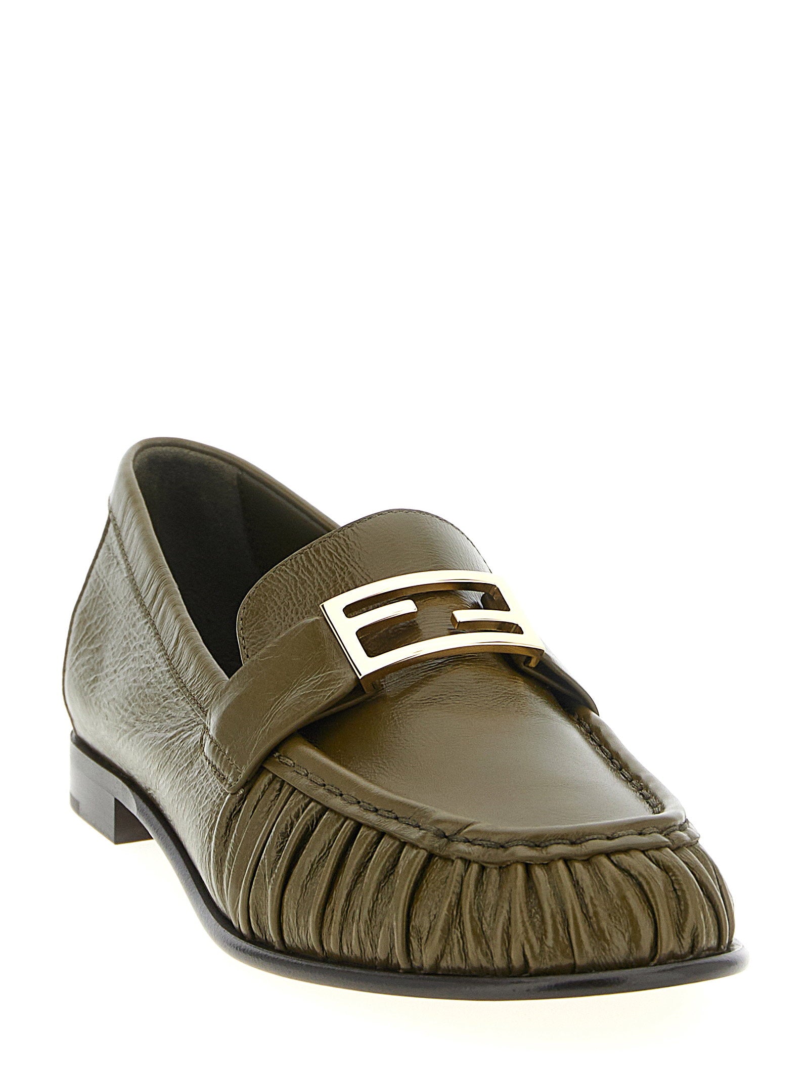 Fendi Women's Baguette Loafers