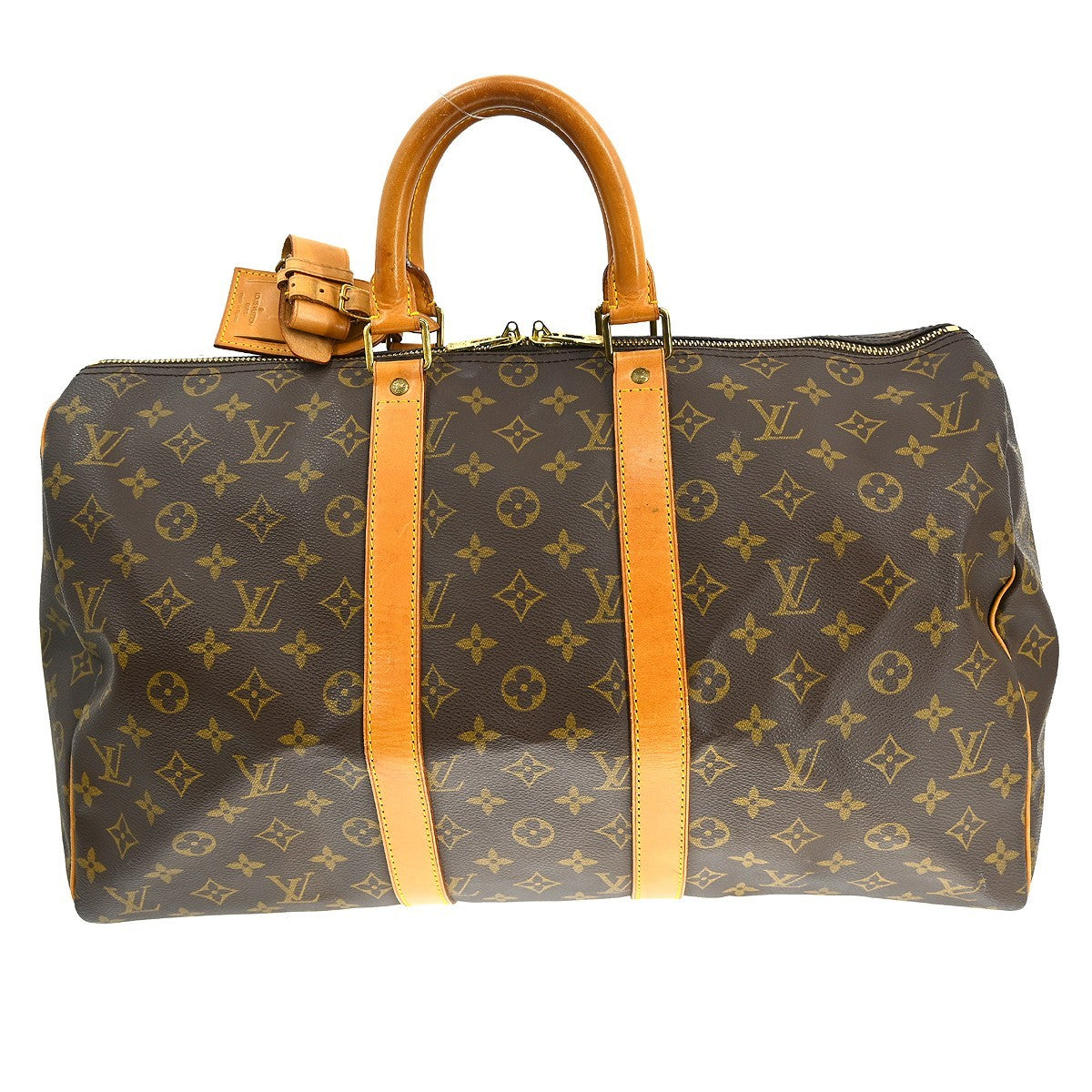 Louis Vuitton Keepall Monogram Canvas Brown Canvas Travel Bag Bag (Pre-Owned)