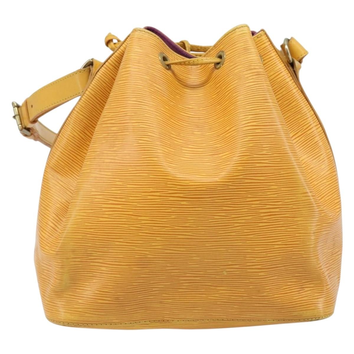 Louis Vuitton Petit Noe Epi Leather Yellow Leather Shoulder Bag Bag (Pre-Owned)