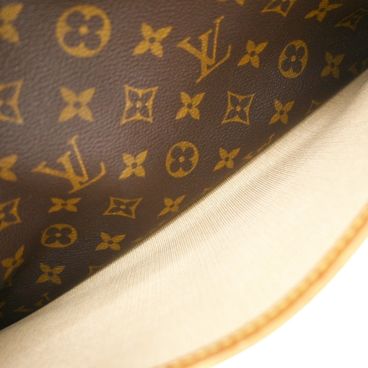 Louis Vuitton Trouville Monogram Canvas Brown Canvas Handbag (Pre-Owned)