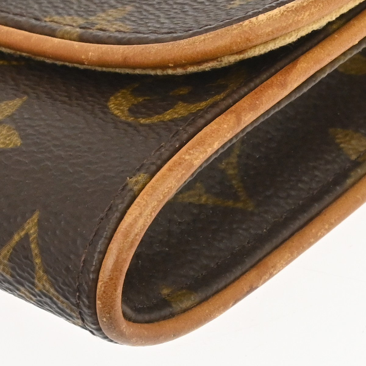 Louis Vuitton Twin Monogram Brown Canvas Clutche & Pouche Bag (Pre-Owned)