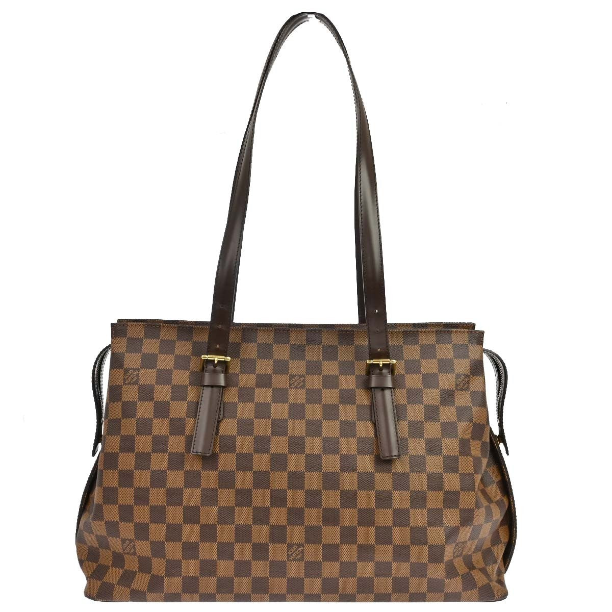 Louis Vuitton Chelsea Damier Brown Canvas Tote Bag Bag (Pre-Owned)