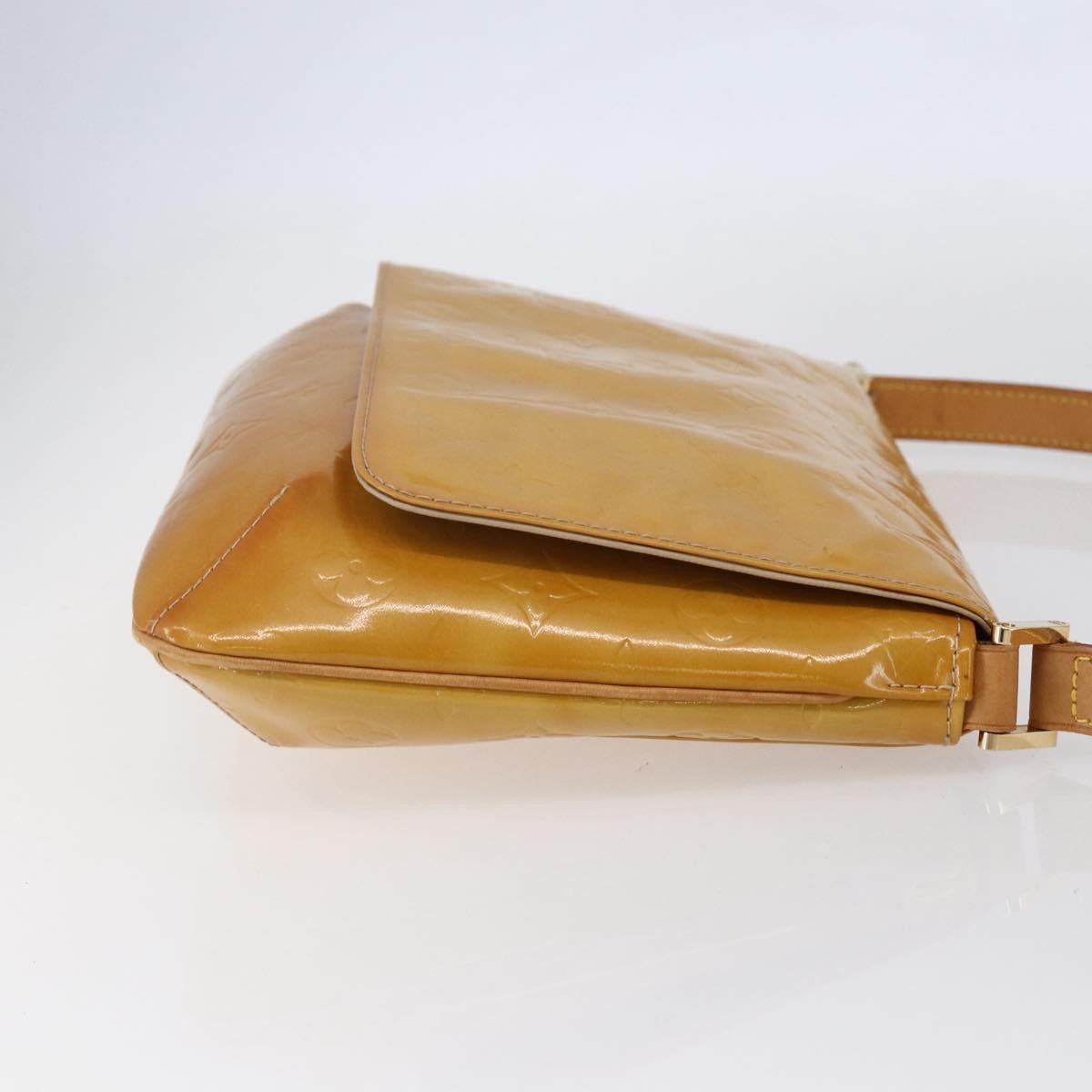 Louis Vuitton Thompson Street Monogram Vernis Beige Patent_Leather Shoulder Bag Bag (Pre-Owned)