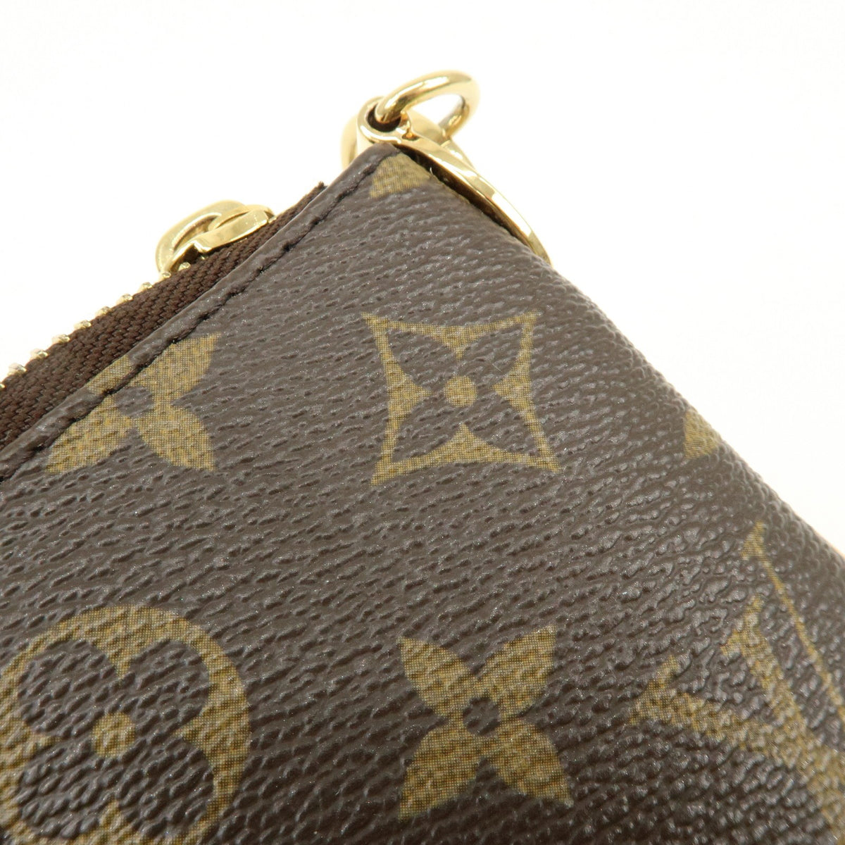 Louis Vuitton Milla Pochette Monogram Canvas Brown Canvas Clutche & Pouche Bag (Pre-Owned)