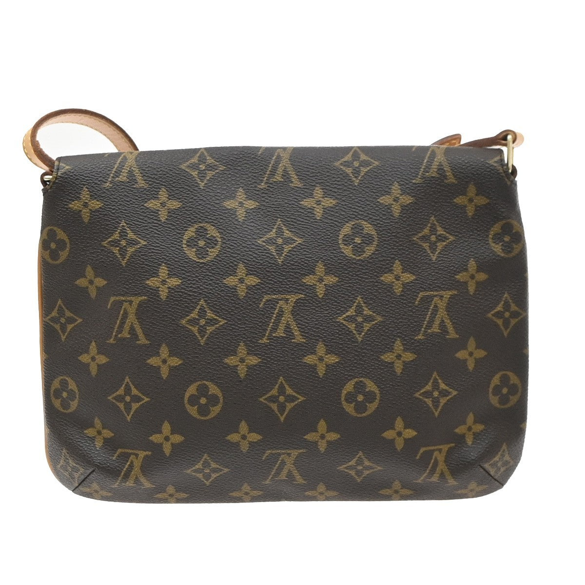 Louis Vuitton Musette Tango Monogram Canvas Brown Canvas Shoulder Bag Bag (Pre-Owned)