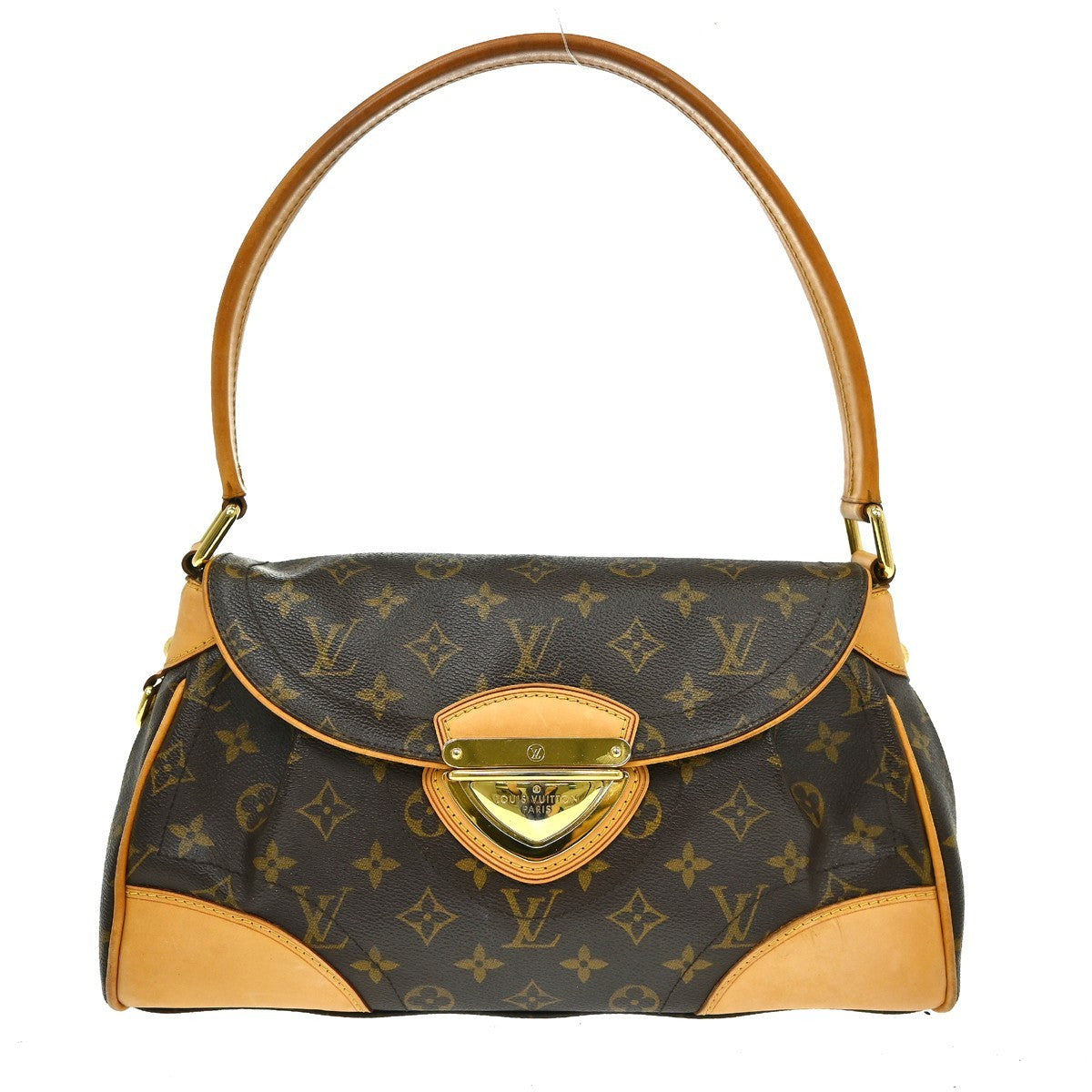 Louis Vuitton Beverly Monogram Canvas Brown Canvas Handbag (Pre-Owned)