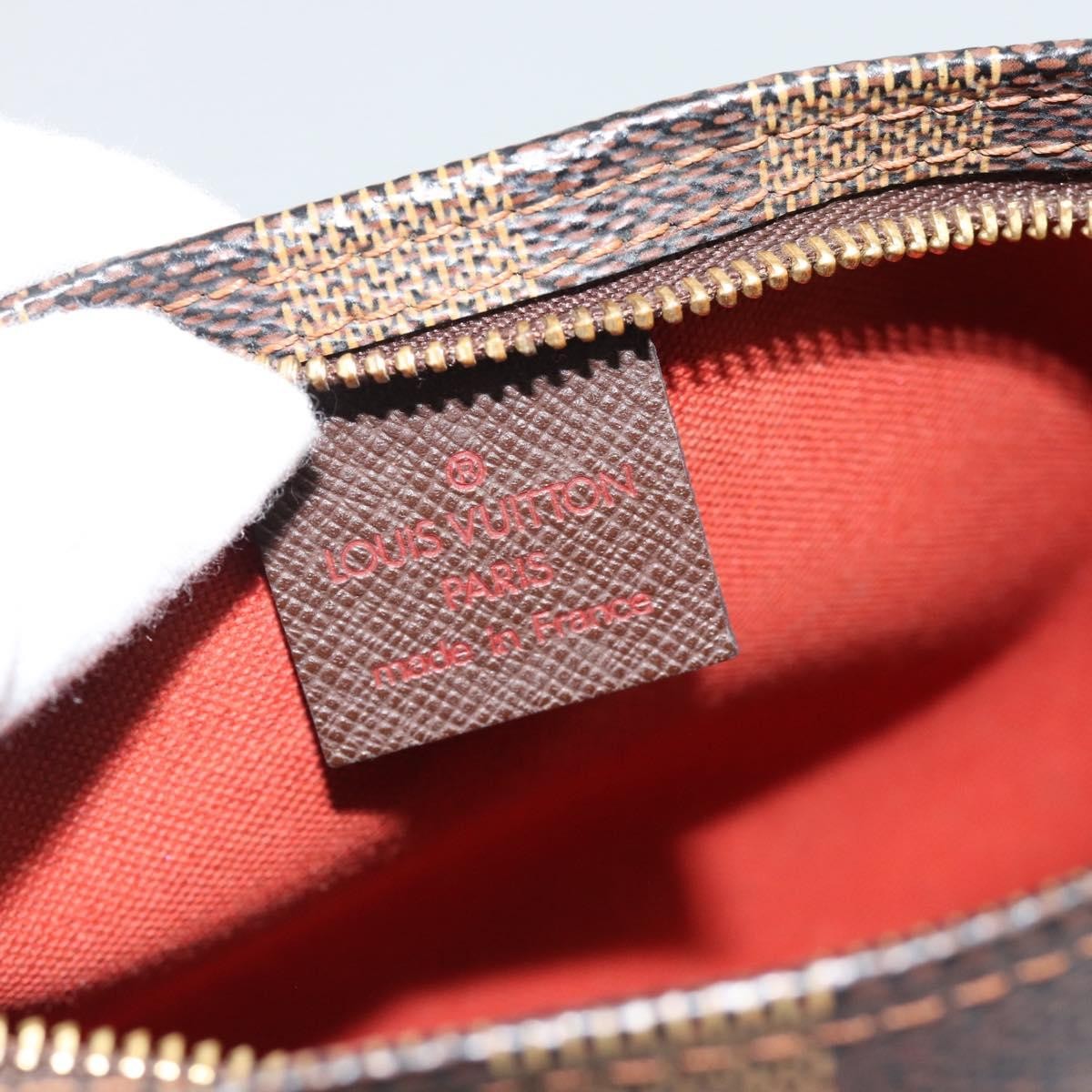 Louis Vuitton Trousse Make Up Damier Brown Canvas Clutche & Pouche Bag (Pre-Owned)