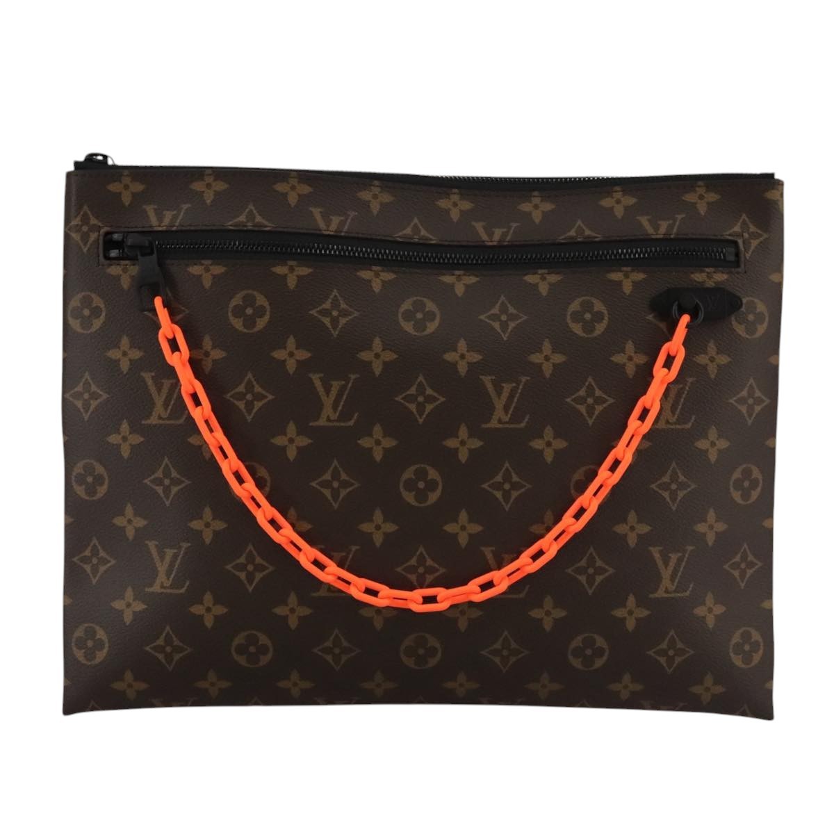 Louis Vuitton Solar Ray A4 Monogram Canvas Brown Canvas Clutche & Pouche Bag (Pre-Owned)