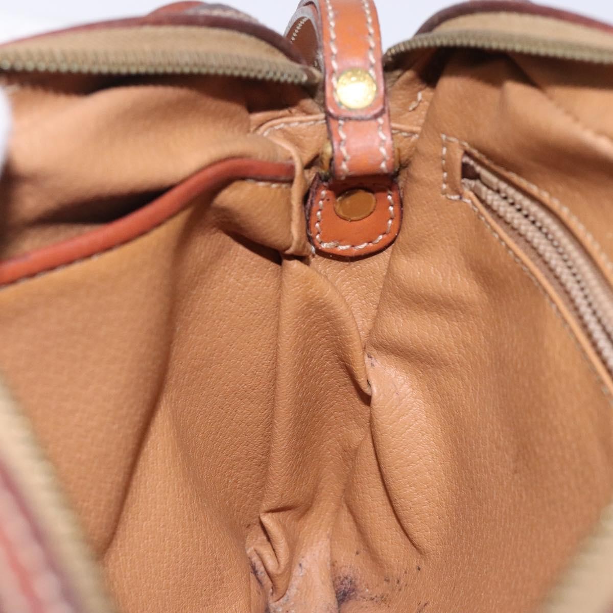 Celine Macadam Canvas Brown Canvas Clutche & Pouche Bag (Pre-Owned)
