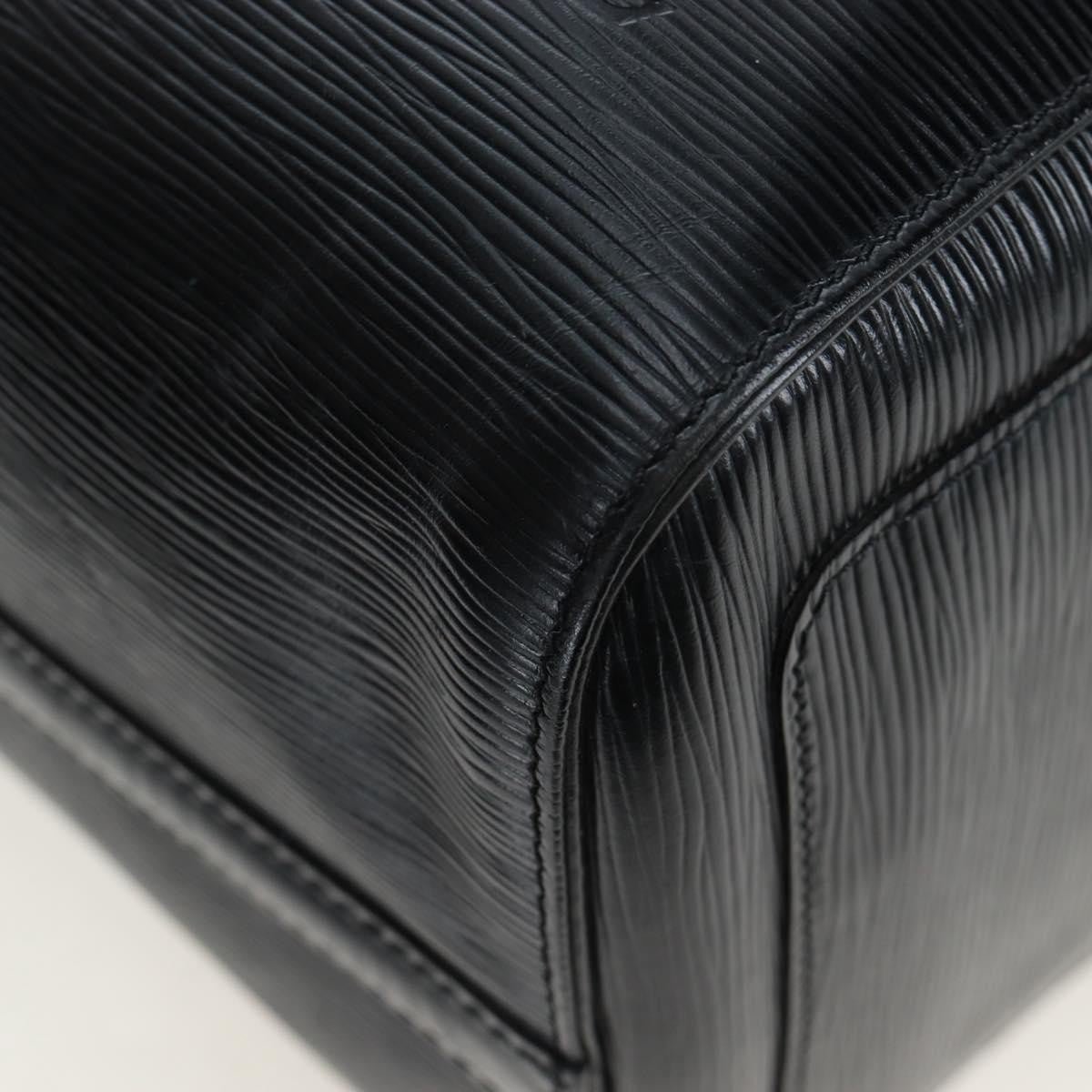 Louis Vuitton Keepall Epi Black Leather Travel Bag Bag (Pre-Owned)