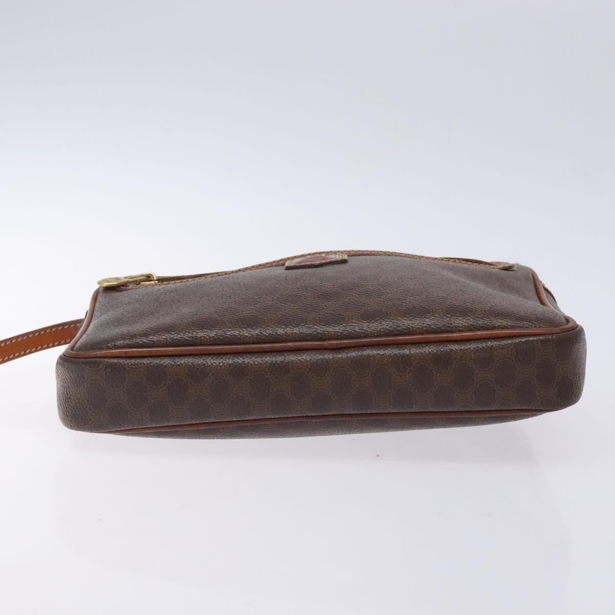Celine Macadam Canvas Brown Canvas Clutche & Pouche Bag (Pre-Owned)